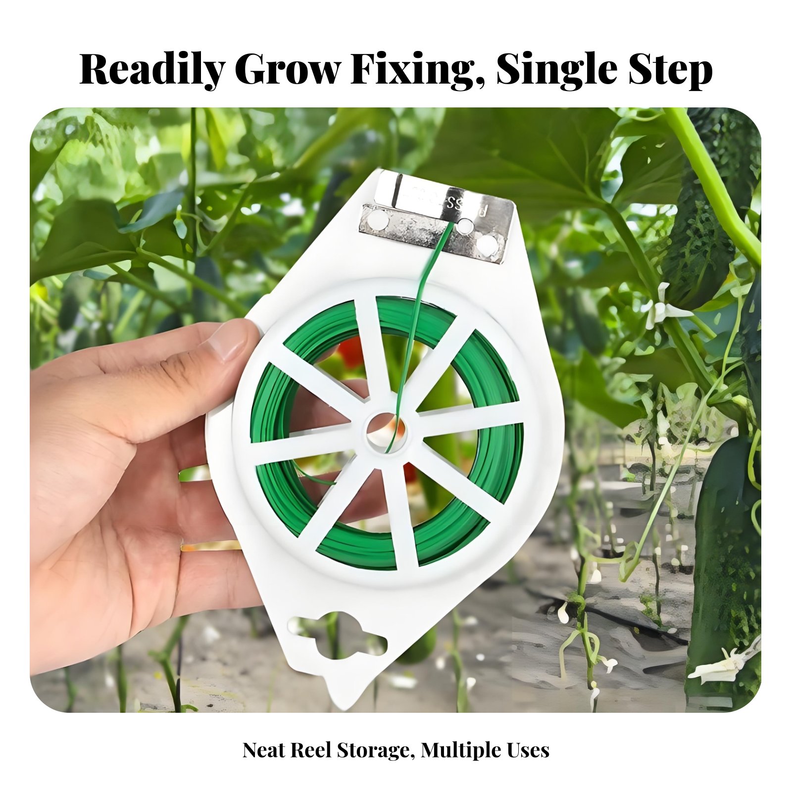 Garden Wire Twist Tie - Plant Support Wire Roll Rustproof Garden