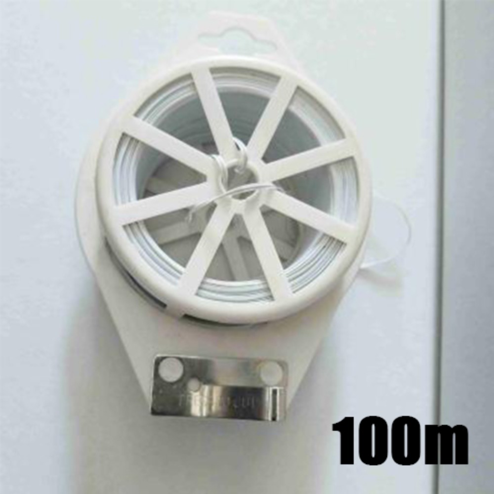 Garden Wire Twist Tie - 20/50/100m Garden Cable Ties Plant Twist