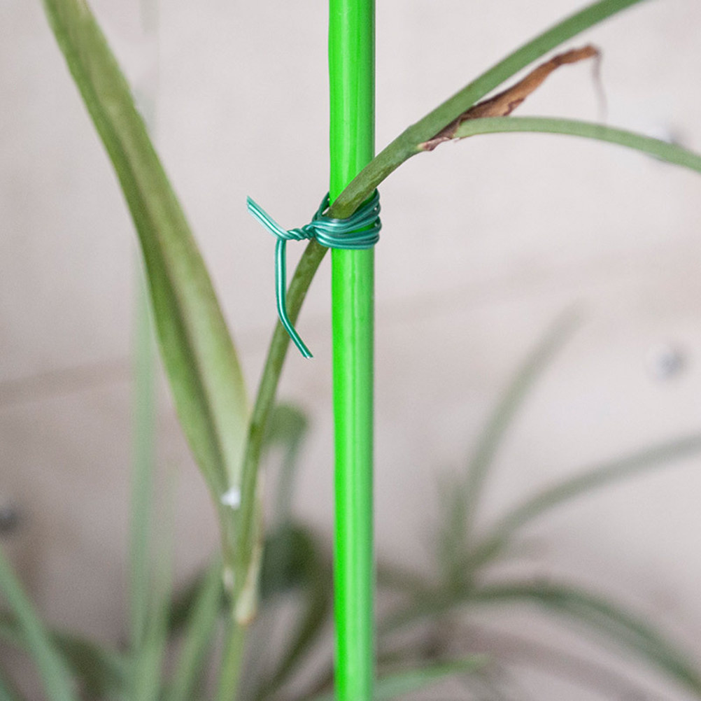Garden Wire Twist Tie - 2Pcs Garden Wire Ties Plastic Coated