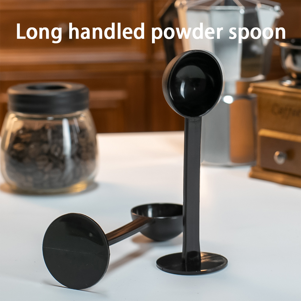Gardening Tools Long Handle - Black long handled coffee spoon, multifunctional