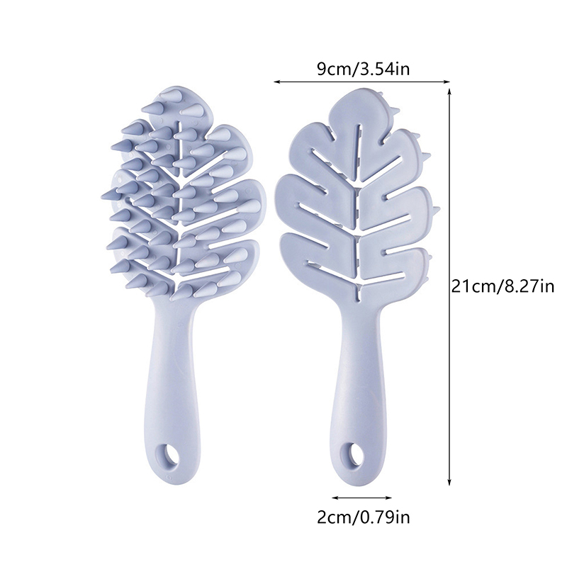 Leaf Shape Silicone Shampoo Br - Gardening Tools Long Handle review and price