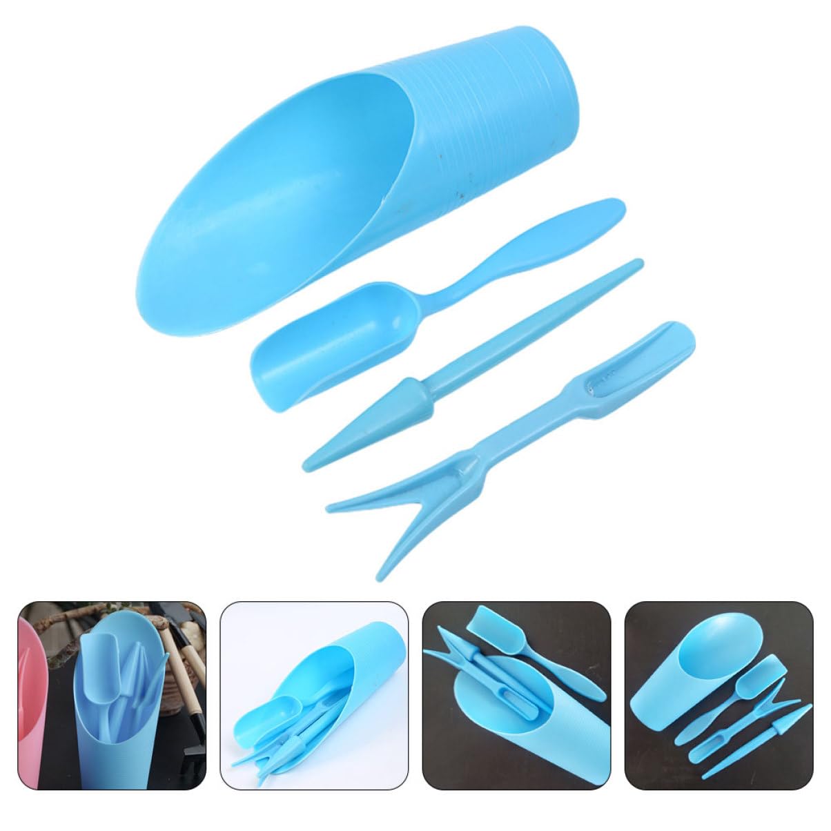4pcs/set, Plastic Durable Buck - Gardening Tools Spade review and price