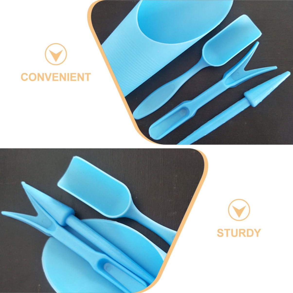 4pcs/set, Plastic Durable Buck - Gardening Tools Spade review and price