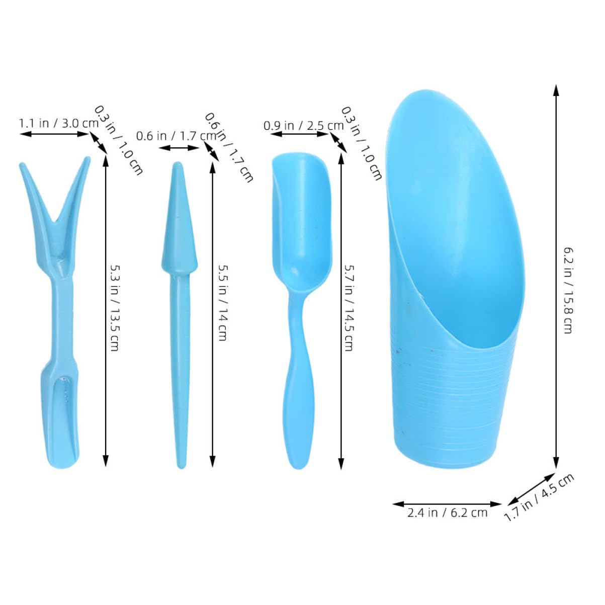 4pcs/set, Plastic Durable Buck - Gardening Tools Spade review and price