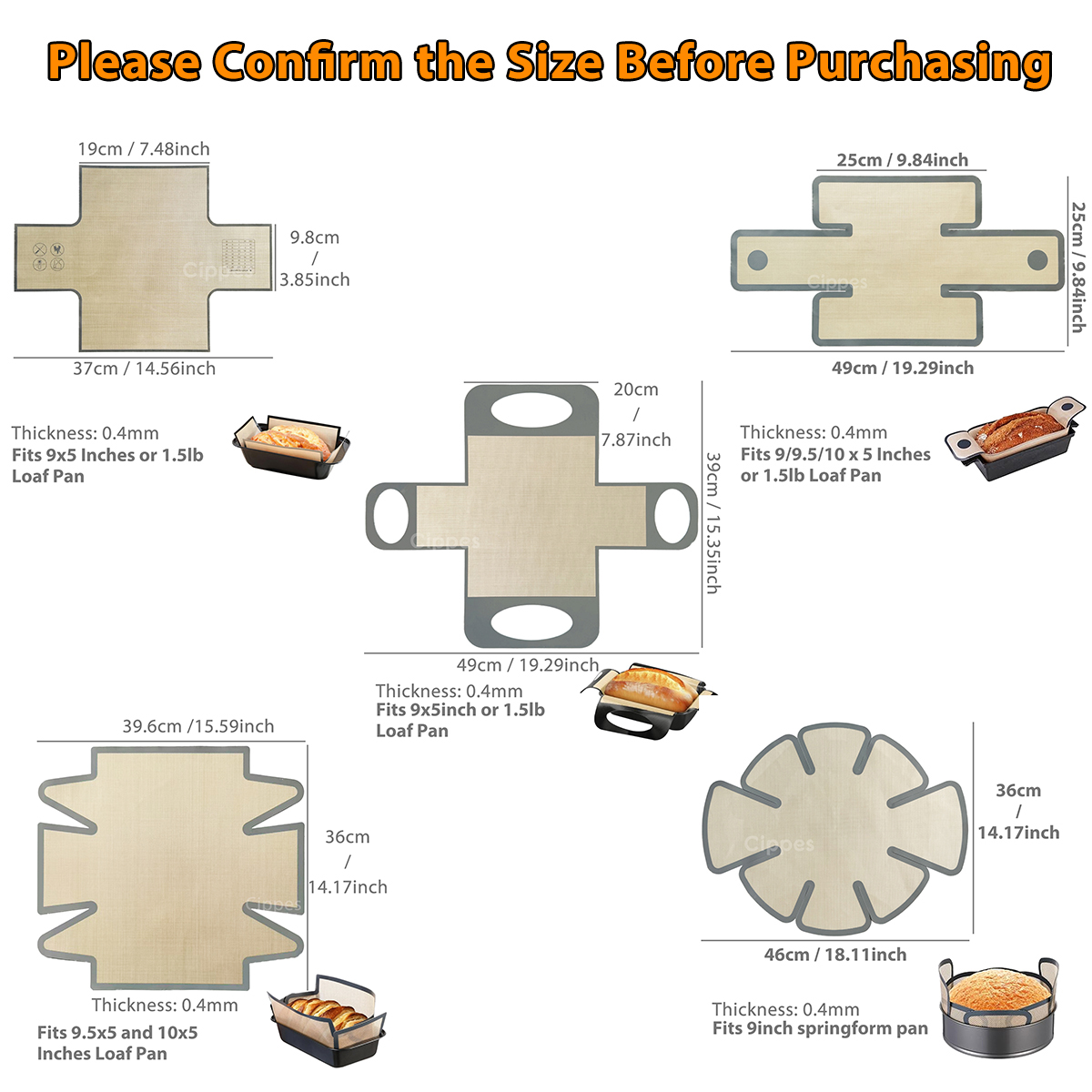 Silicone Bread Loaf Pan Liners - Gardening Tools Long Handle review and price