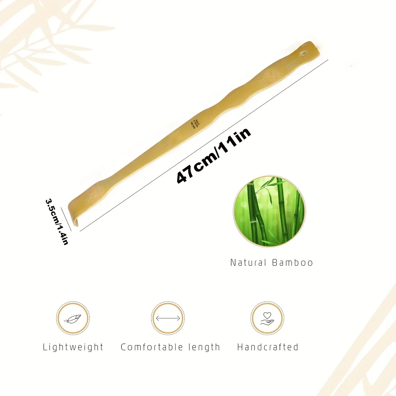 Bamboo Back Scratcher – 100% N - Gardening Tools Long Handle review and price