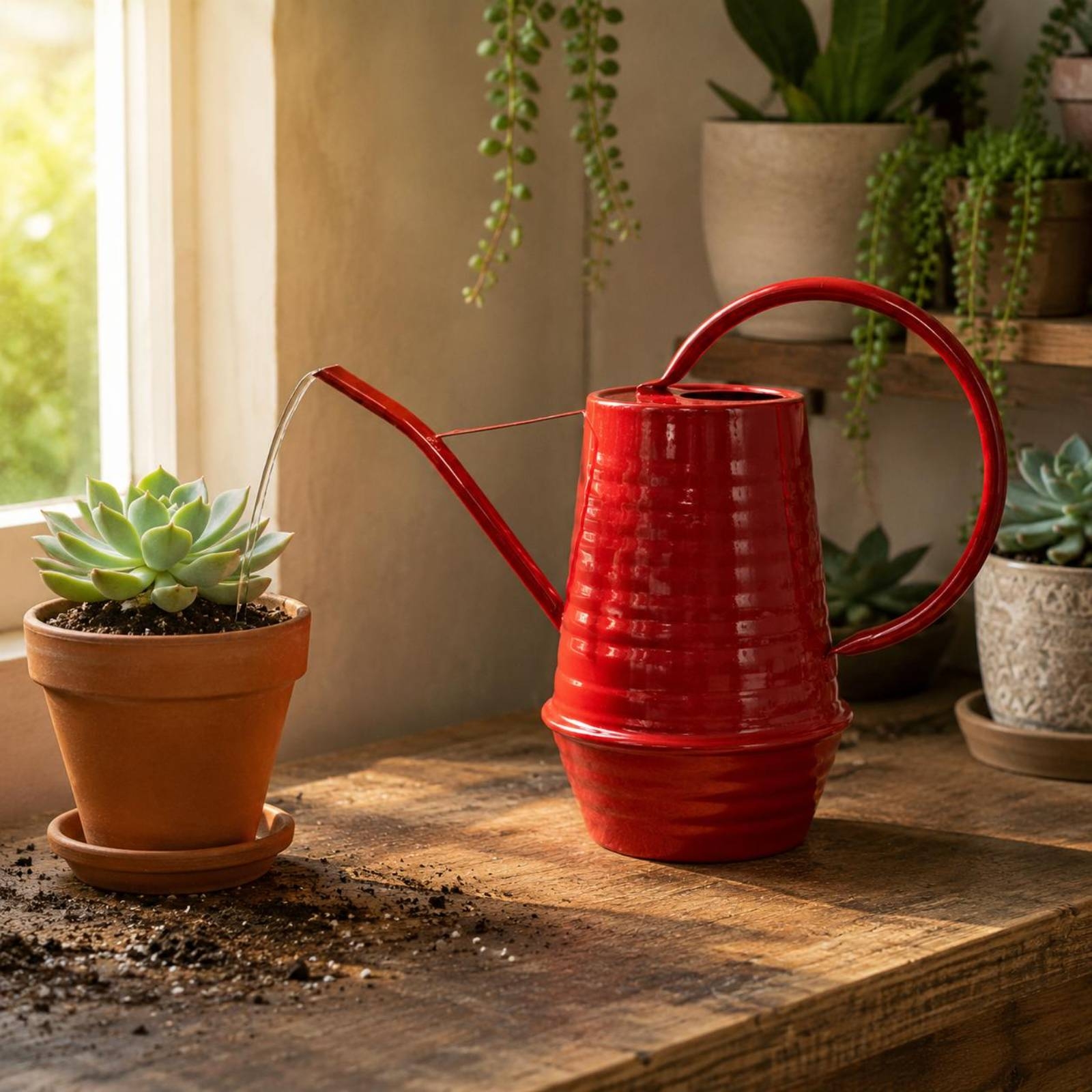 Long Spout Watering Can Rust-R - Watering Can Long Spout review and price