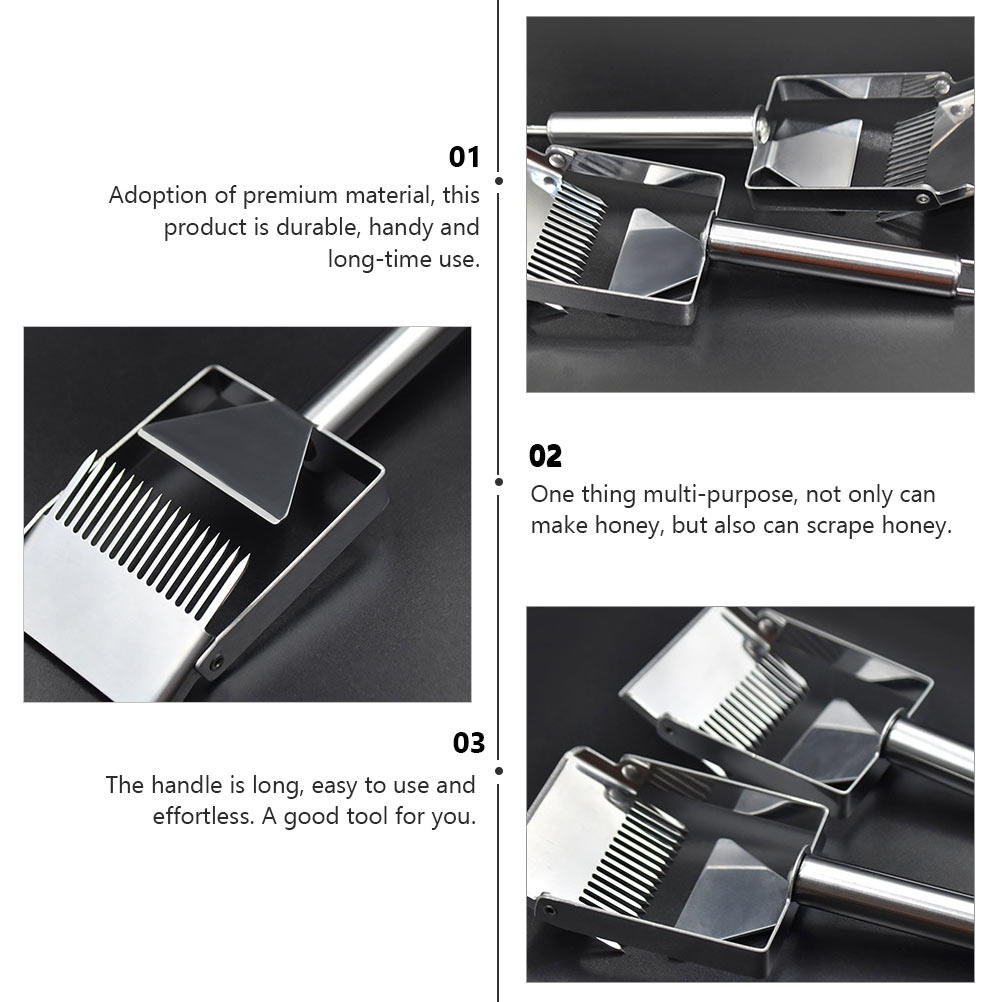 1pc Stainless Steel Honey Scra - Gardening Tools For Home review and price