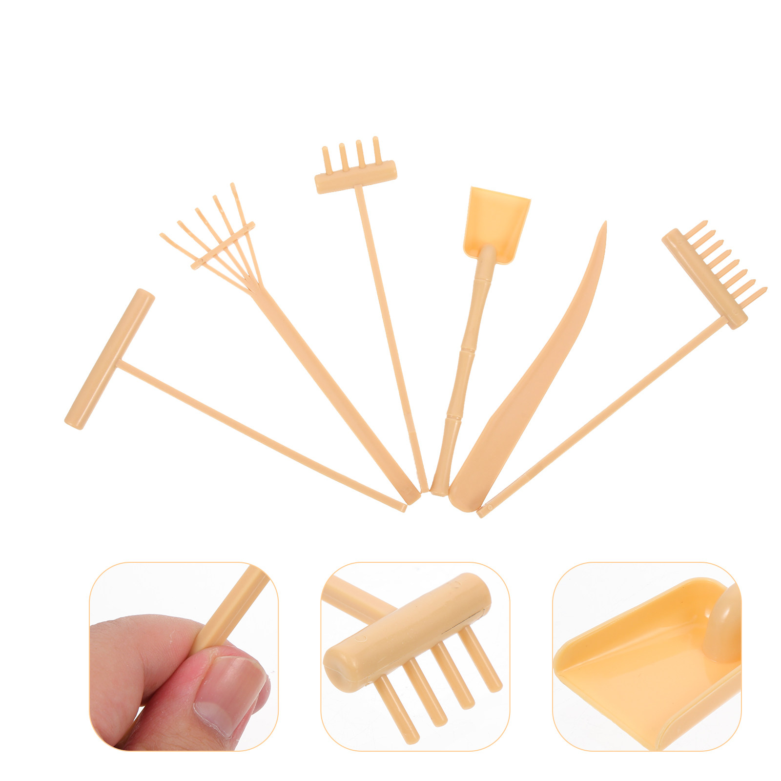 6Pcs Zen Sand Tray Tools Mini  - Gardening Tools Drawing review and price