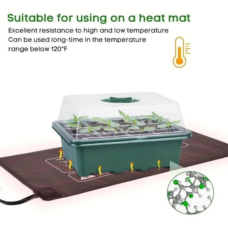 12Grids Seedling Trays Seed St - Propagation Tray Dome review and price