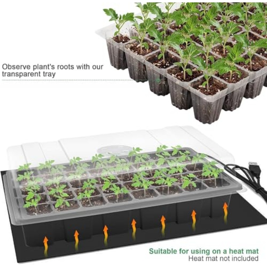 Seedling Trays Seed Starter Tr - Propagation Tray Dome review and price