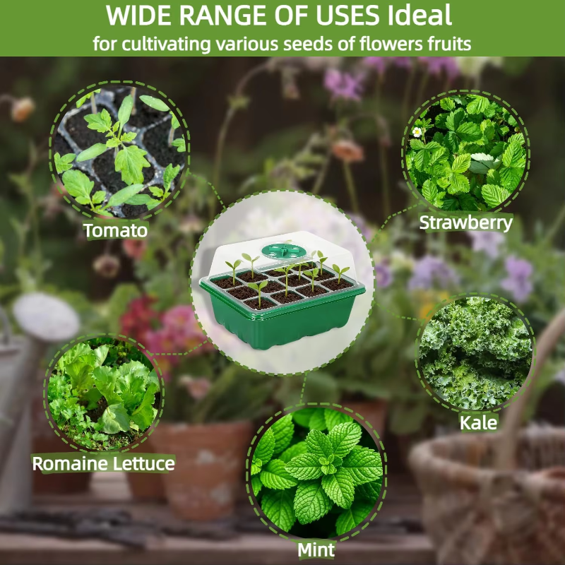 Seed Starter Tray Mini Greenho - Propagation Tray Dome review and price