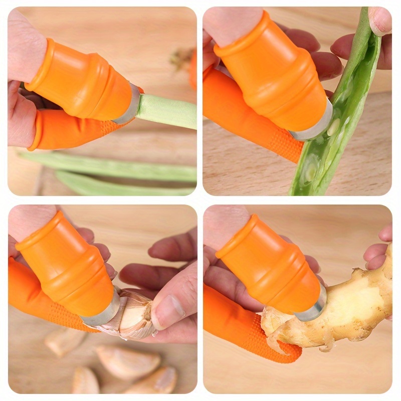 6pcs Garden Silicone Thumb Kni - Harvest Knife Garden review and price