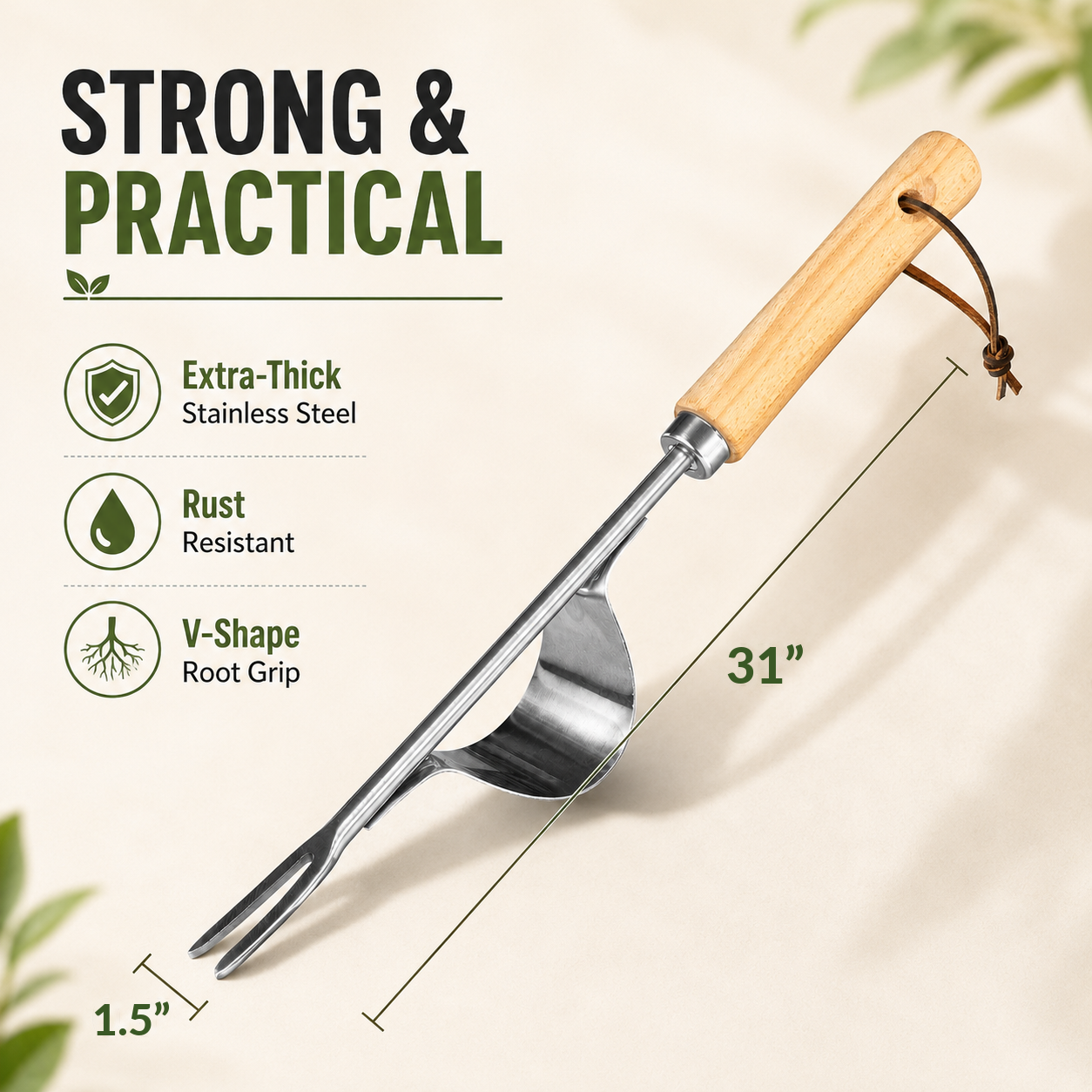 Manual Weed Remover, Stainless - Weed Puller review and price