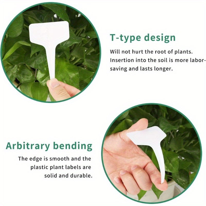 20/120pcs Durable T-Shaped Pla - Gardening Tools Labeled review and price