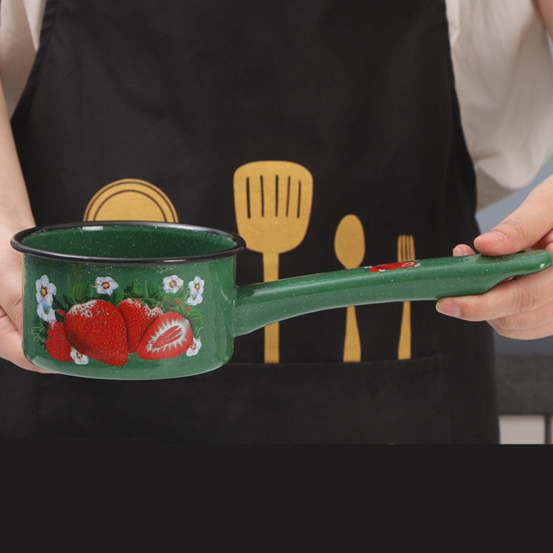Enameled Water Spoon Milk Pot  - Gardening Tools Long Handle review and price