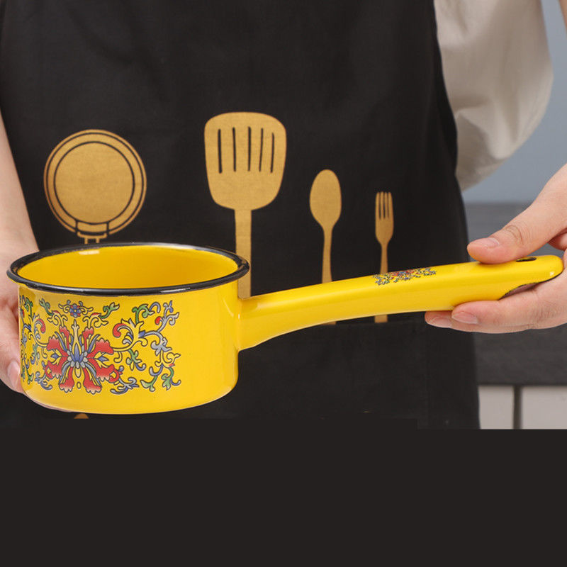 Enameled Water Spoon Milk Pot  - Gardening Tools Long Handle review and price