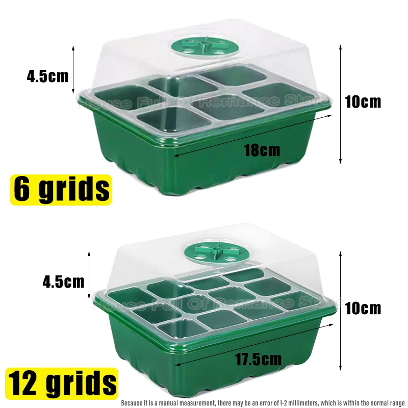 6/12 Grids Growing Starting Nu - Propagation Tray Dome review and price