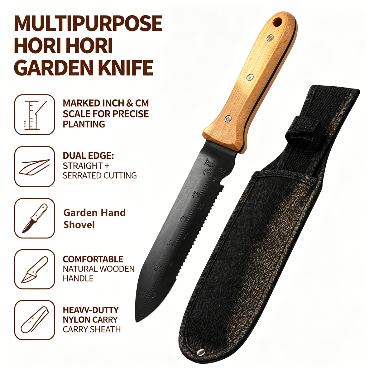Garden Hori Hori Knife Stainle - Harvest Knife Garden review and price