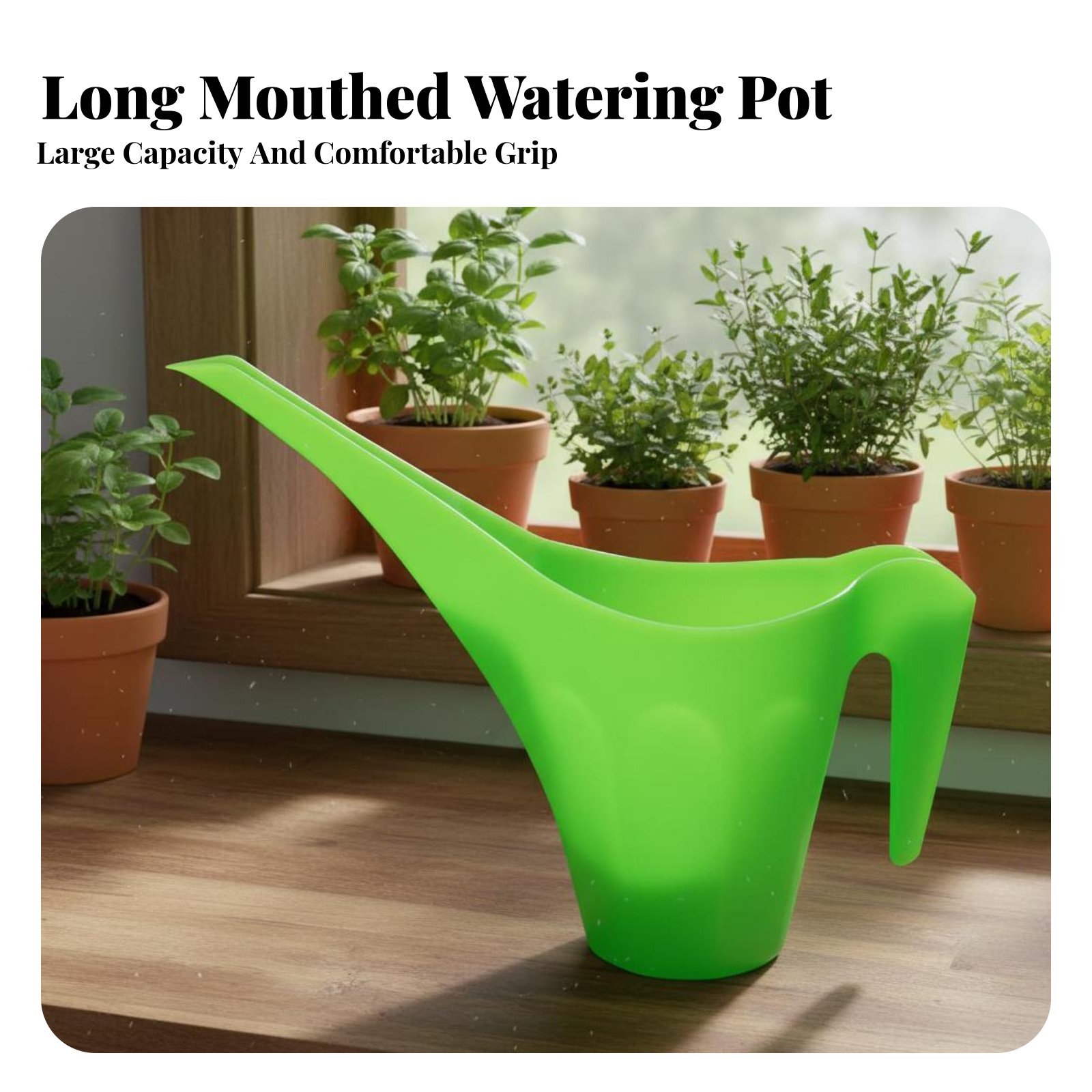 Plastic Watering Can with Spri - Watering Can Long Spout review and price