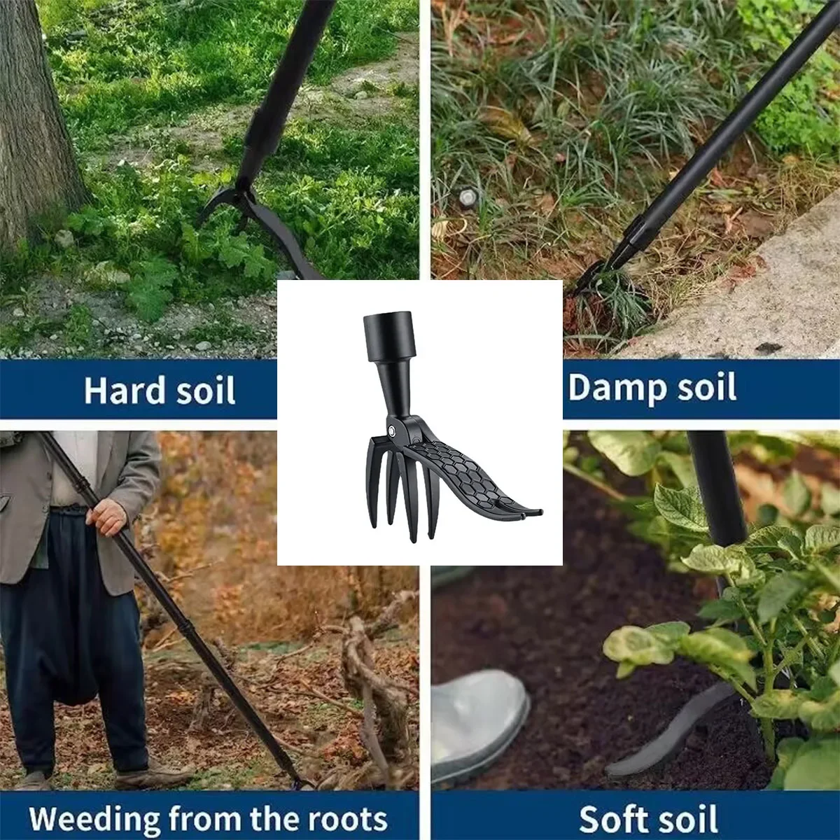 Stand Up Weed Puller Tool with - Weed Puller review and price