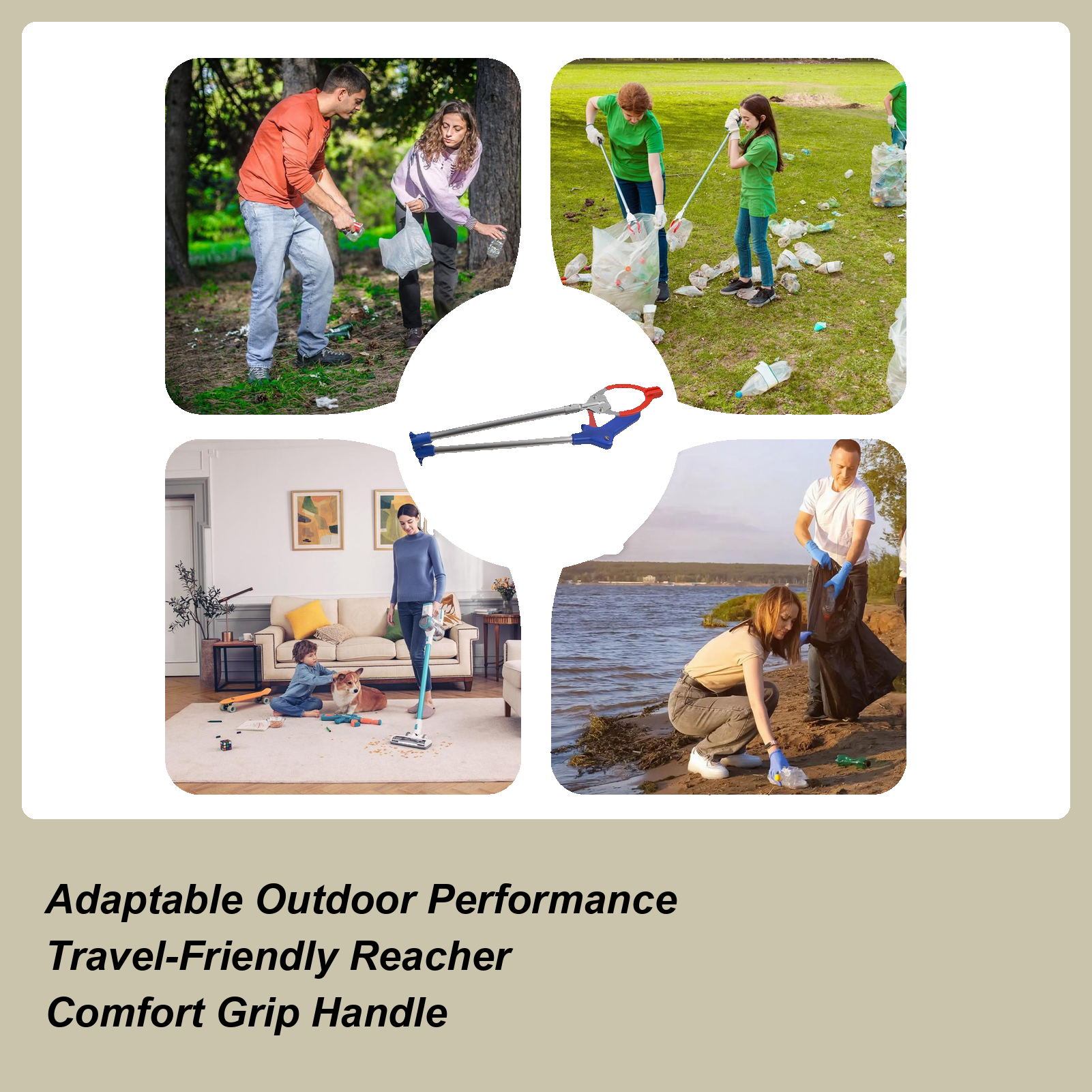 Grabber Tool Foldable Ergonomi - Gardening Tools For Home review and price