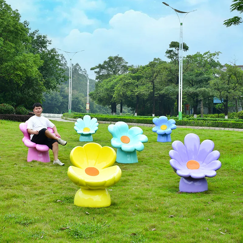 Sunflower flower shaped seat,  - Gardening Tools Sketch review and price