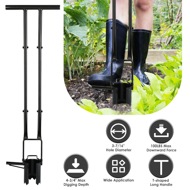 Multifunctional Bulb Planter T - Gardening Tools Long Handle review and price