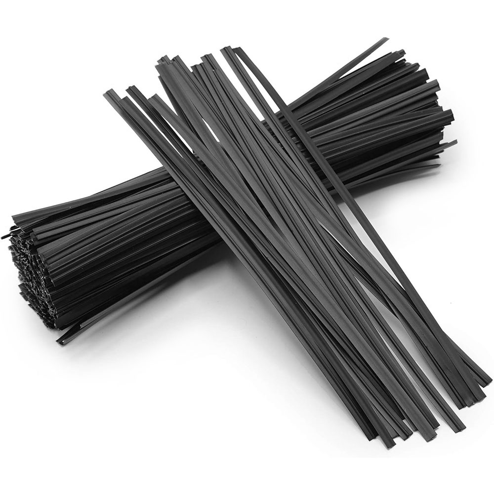 100Pcs BK WH Oblate Iron Wire  - Garden Wire Twist Tie review and price