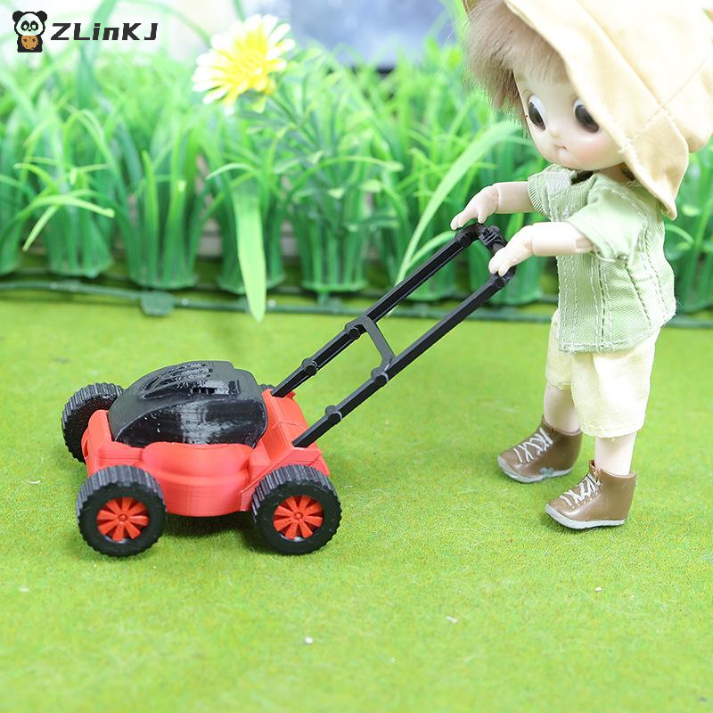 ▶1Pc 1:12 1:18 Dollhouse Lawn  - Gardening Tools Lawn Mower review and price