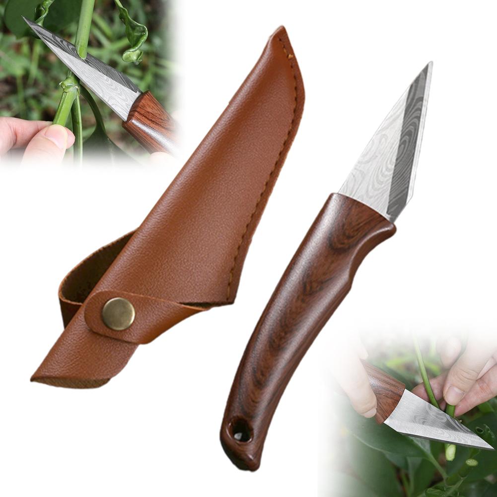 Wooden Handle Grafting Knife w - Harvest Knife Garden review and price