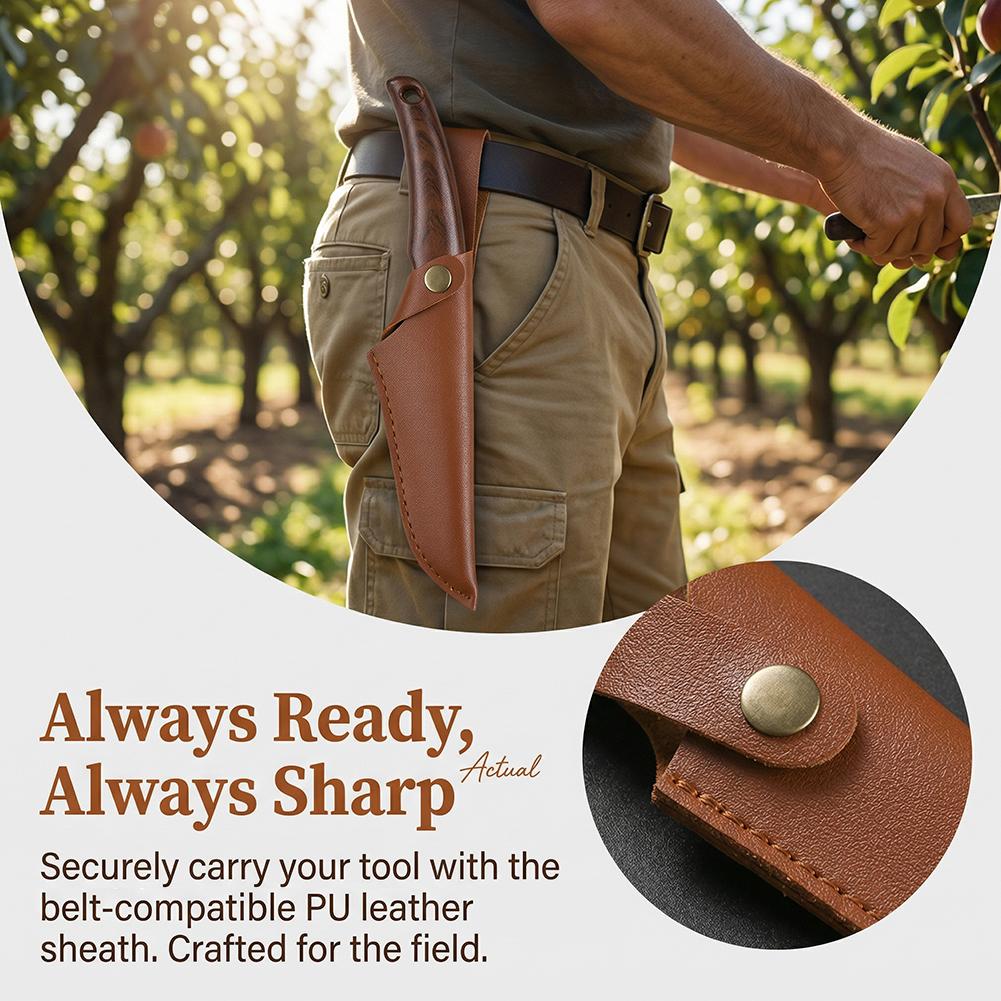 Wooden Handle Grafting Knife w - Harvest Knife Garden review and price
