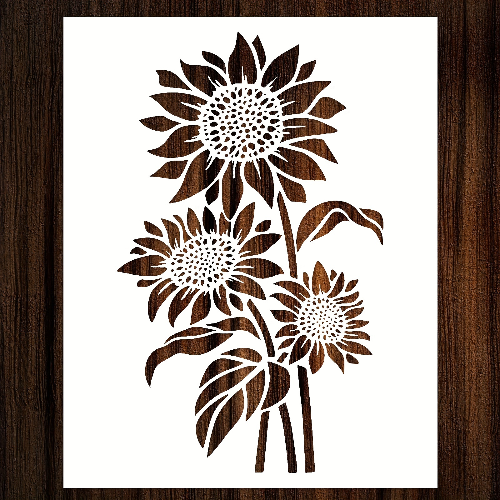 A4 Size Reusable DIY Sunflower - Gardening Tools Sketch review and price