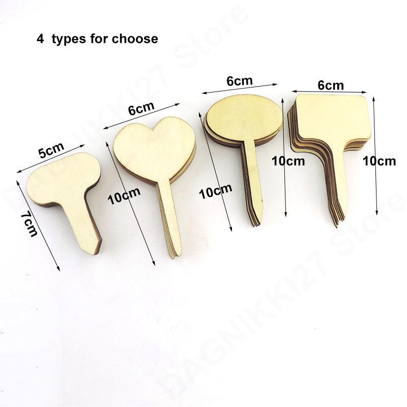 10x T-Type Wooden Plant Labels - Gardening Tools Labeled review and price