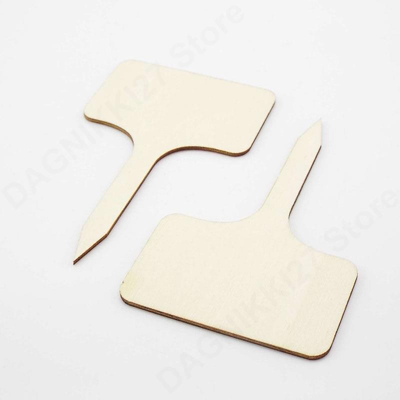 10x T-Type Wooden Plant Labels - Gardening Tools Labeled review and price