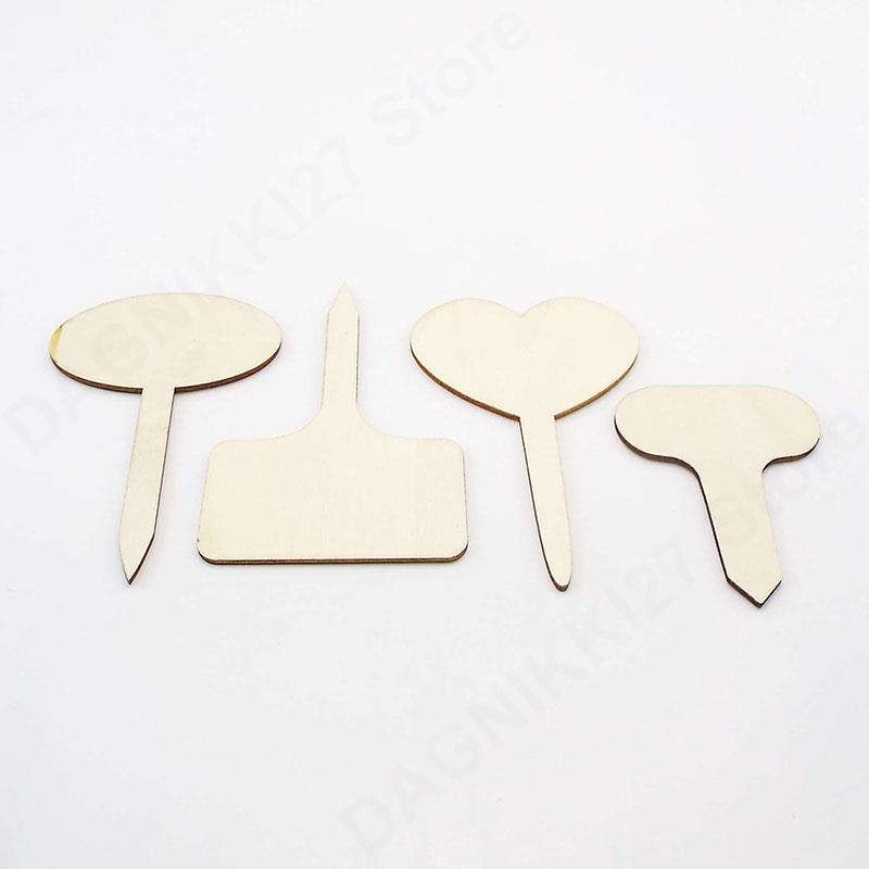 10x T-Type Wooden Plant Labels - Gardening Tools Labeled review and price