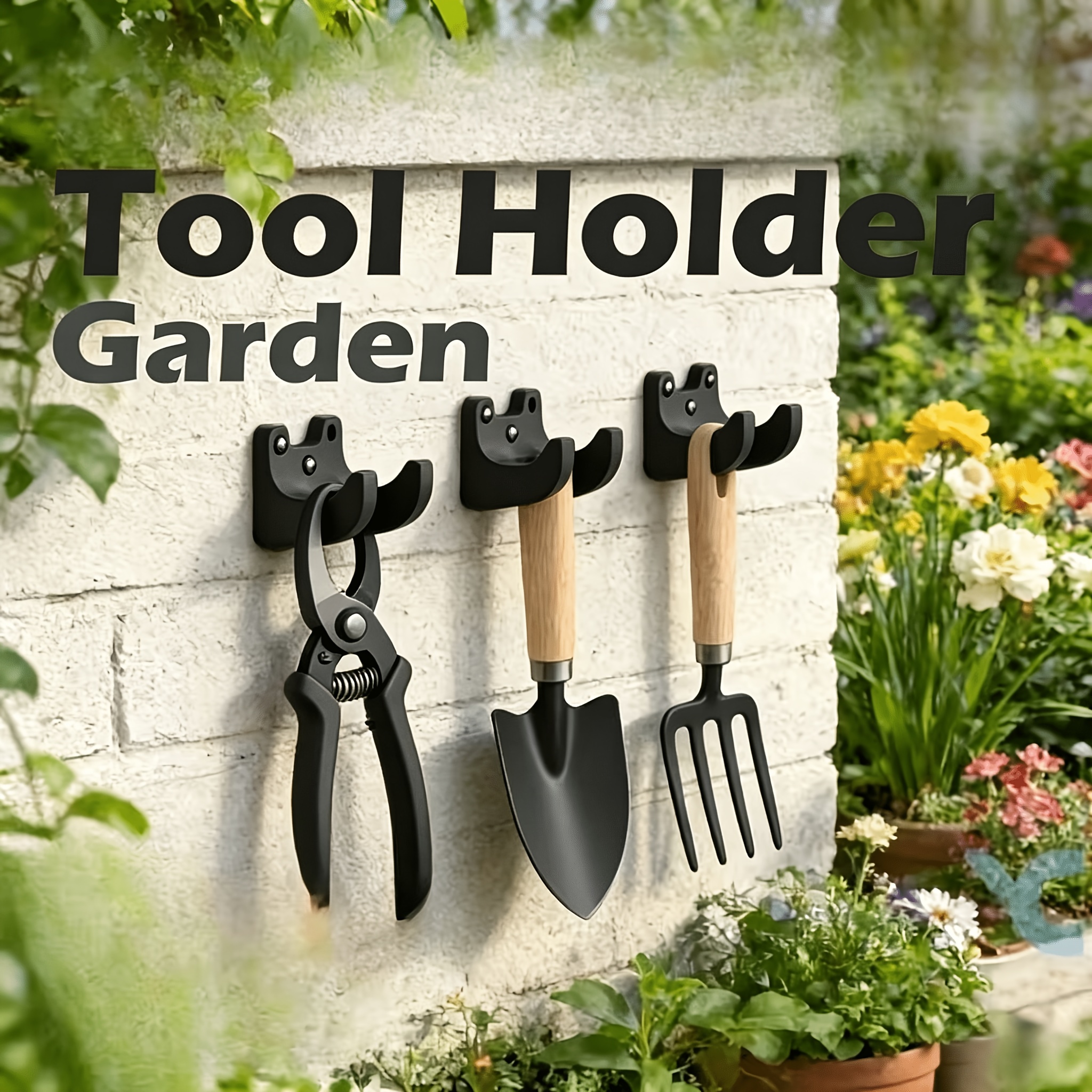 5pcs Garden Tool Storage Hooks - Gardening Tools Long Handle review and price