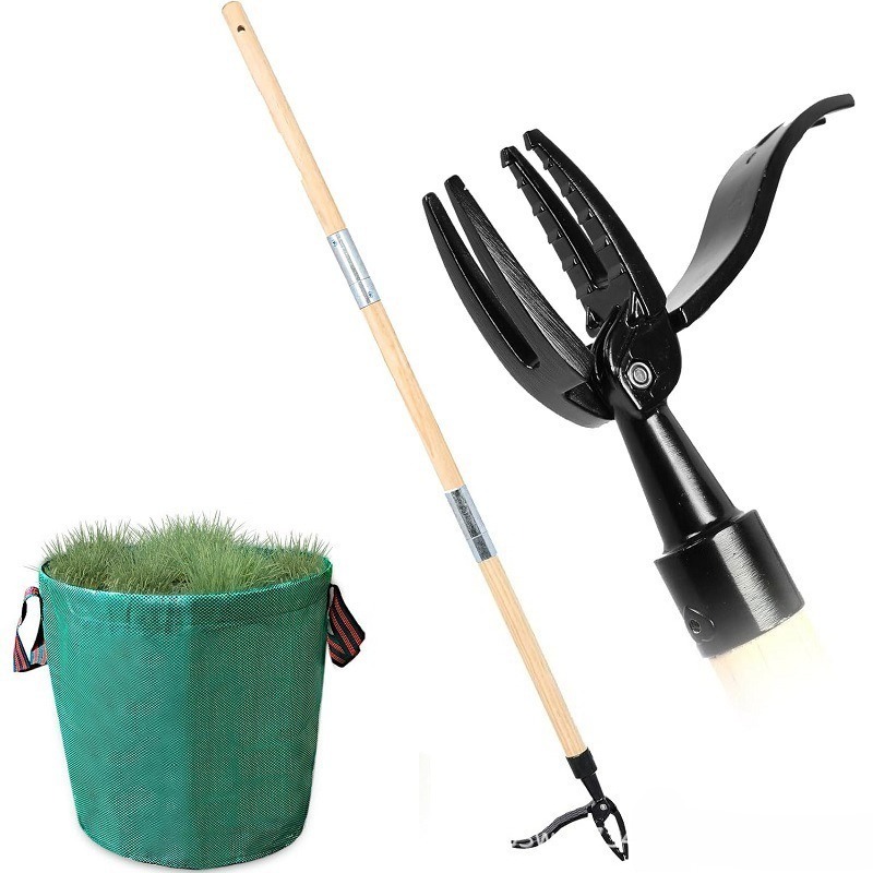 Standing Weed Puller Tool - Ad - Weed Puller review and price