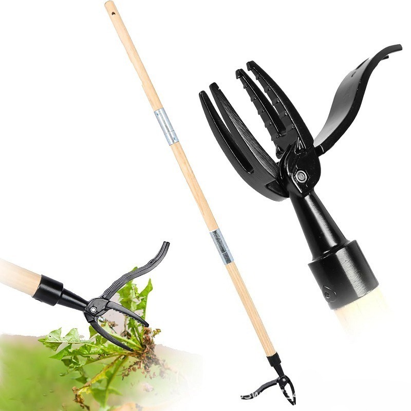 Standing Weed Puller Tool - Ad - Weed Puller review and price
