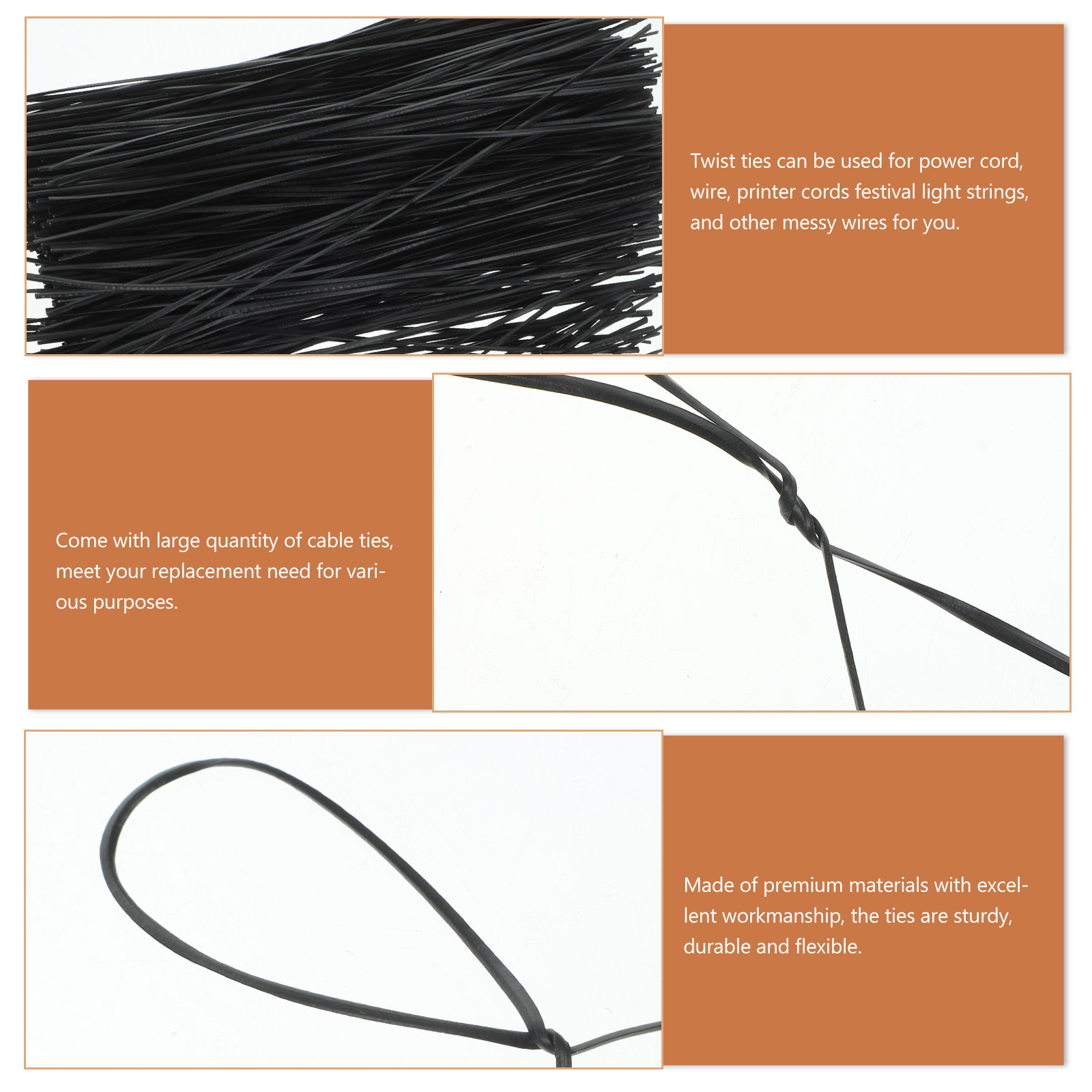 1000Pcs Twist Ties Heavy Duty  - Garden Wire Twist Tie review and price