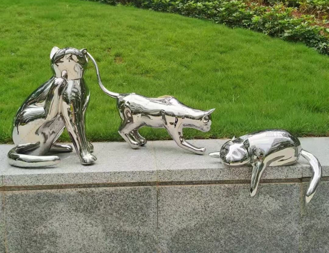 Stainless steel rabbit sculptu - Gardening Tools Sketch review and price
