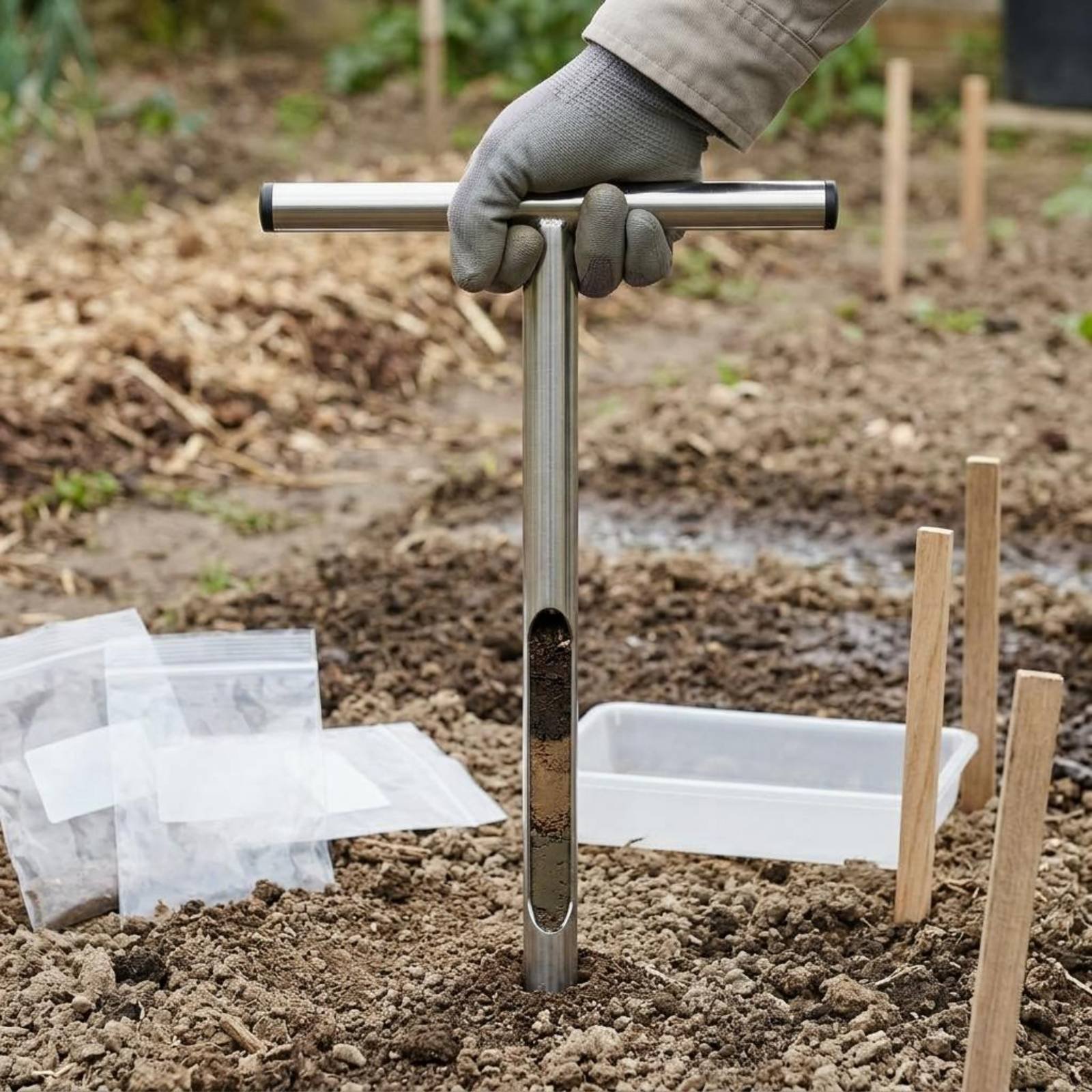 Stainless Steel Soil Sampler E - Gardening Tools Long Handle review and price