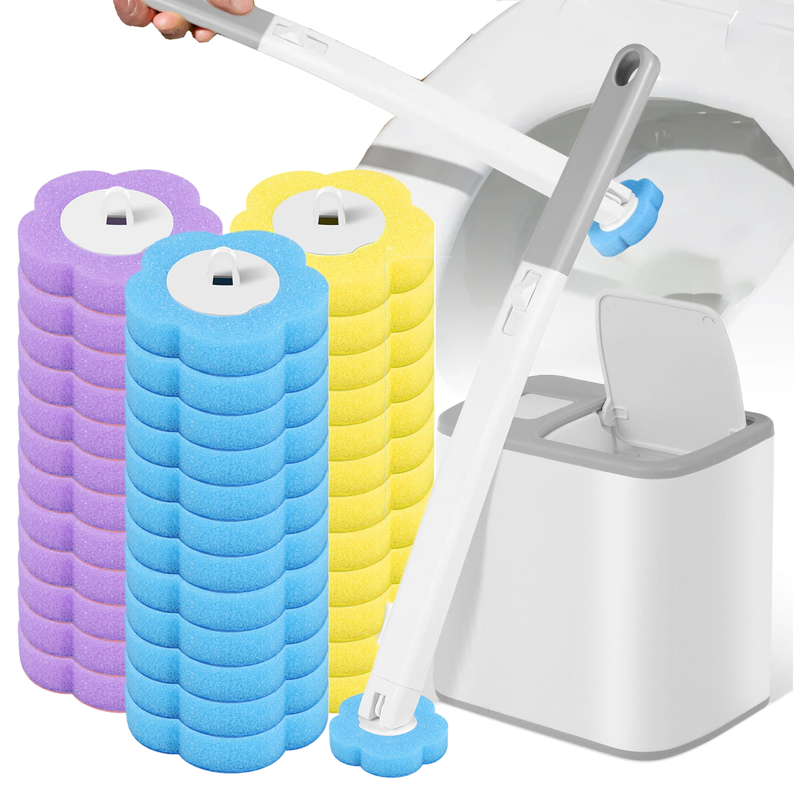 Toilet Brush Disposable Replac - Gardening Tools Long Handle review and price