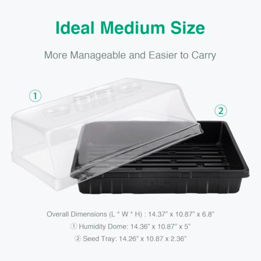 Thick Plastic] Strong Seed Sta - Propagation Tray Dome review and price
