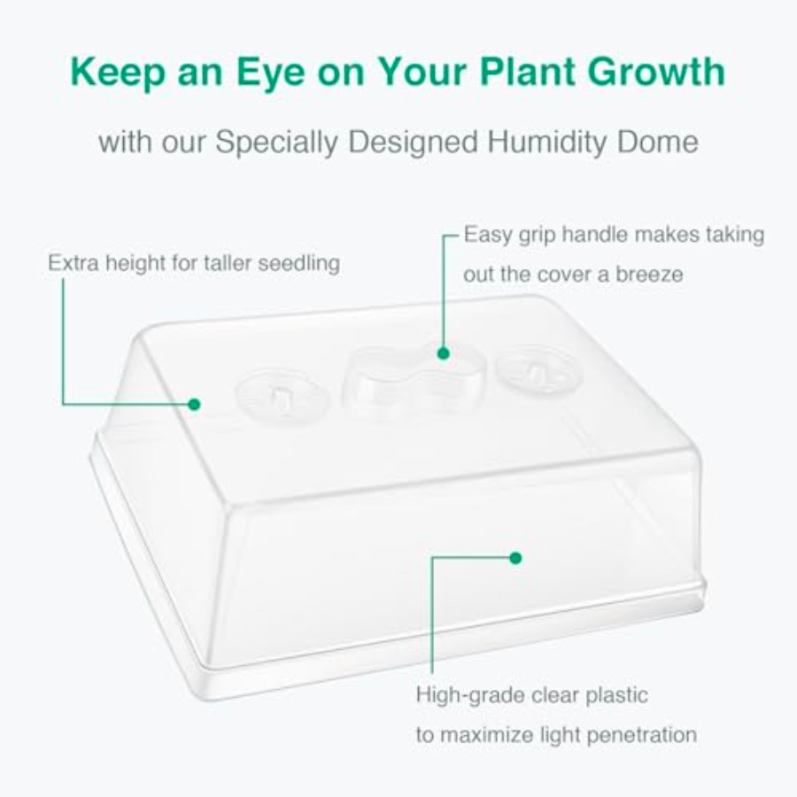 Thick Plastic] Strong Seed Sta - Propagation Tray Dome review and price