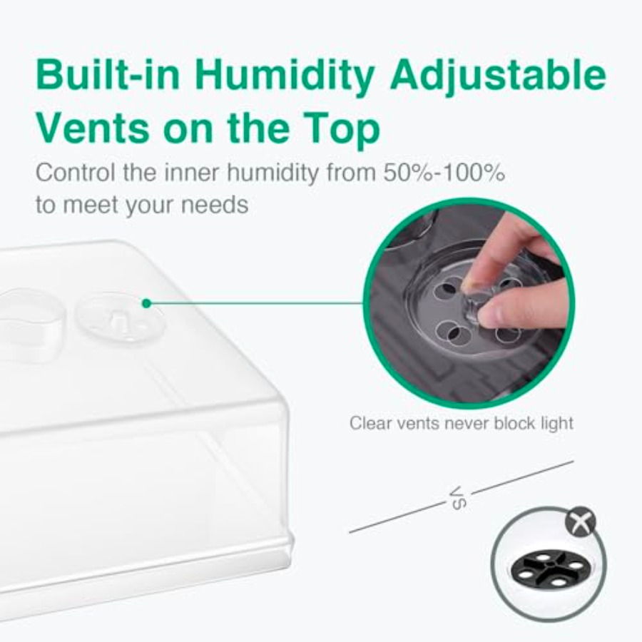 Thick Plastic] Strong Seed Sta - Propagation Tray Dome review and price