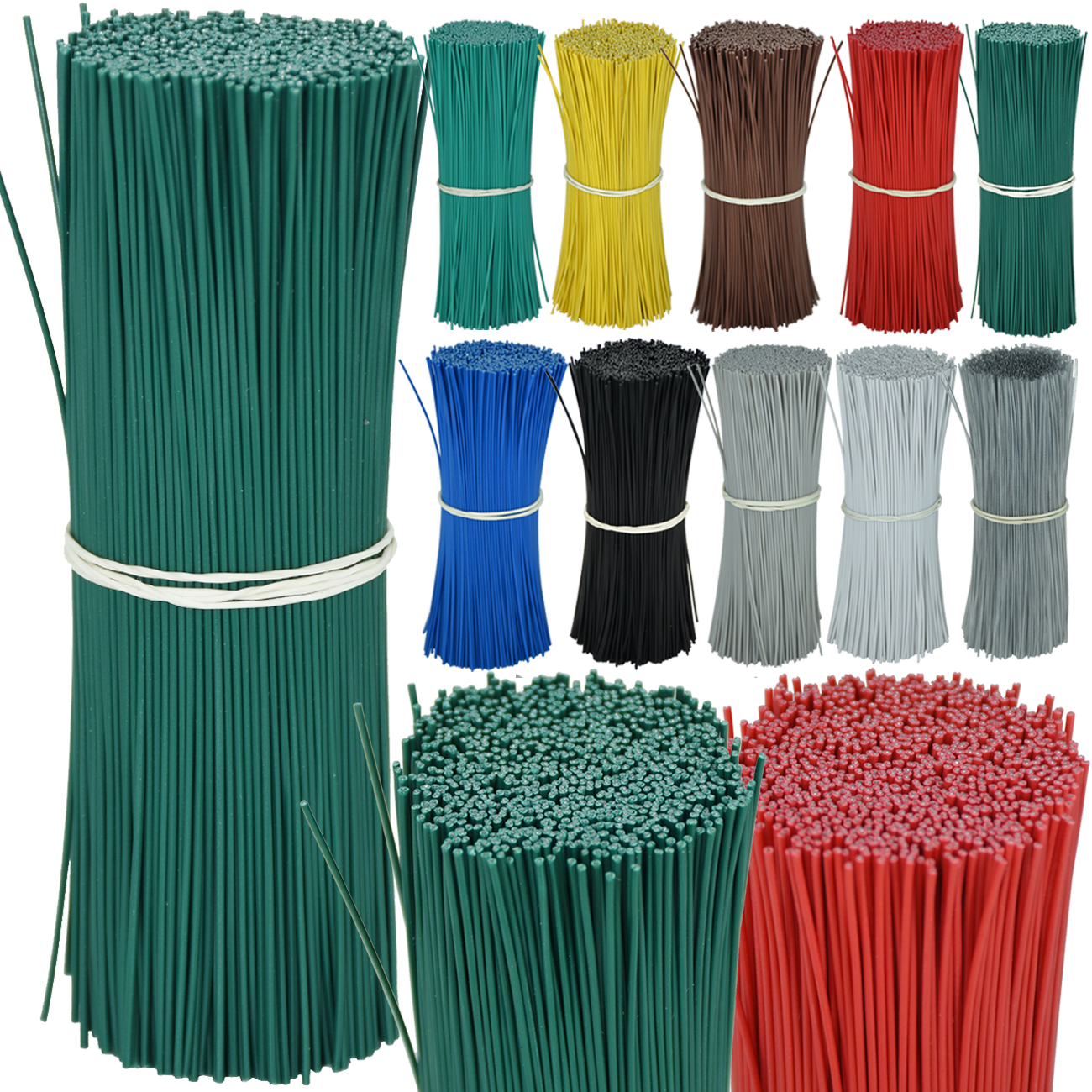 100PCS Gardening ROUND Cable T - Garden Wire Twist Tie review and price
