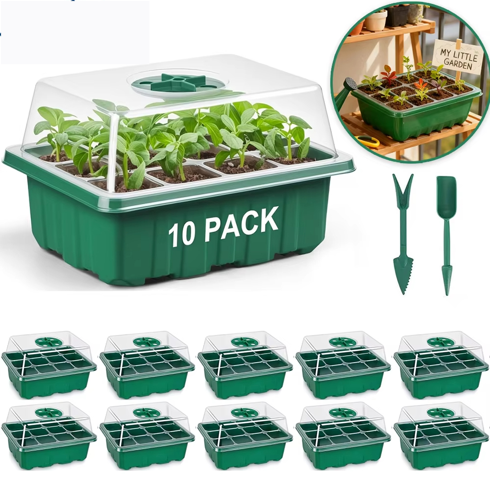 3Pcs Seed Starter Tray Mini Gr - Propagation Tray Dome review and price