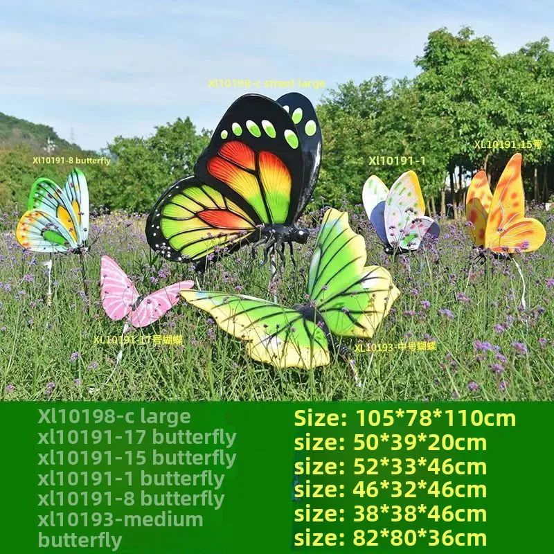 Outdoor butterfly sculpture si - Gardening Tools Sketch review and price