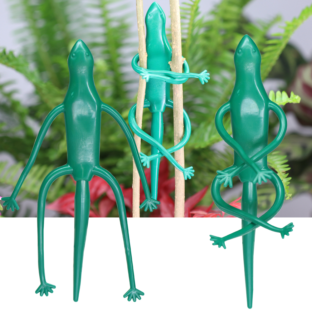 1PC Gecko Shape Garden Plant T - Garden Wire Twist Tie review and price